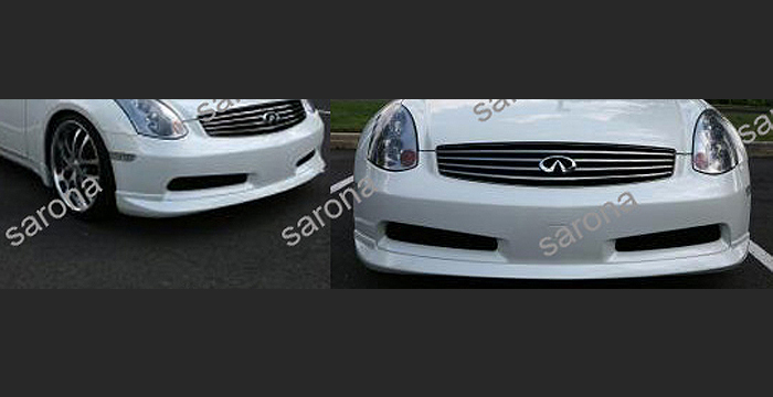 Custom Infiniti G35 Coupe  Front Lip/Splitter (2003 - 2004) - $249.00 (Part #IF-009-FA)